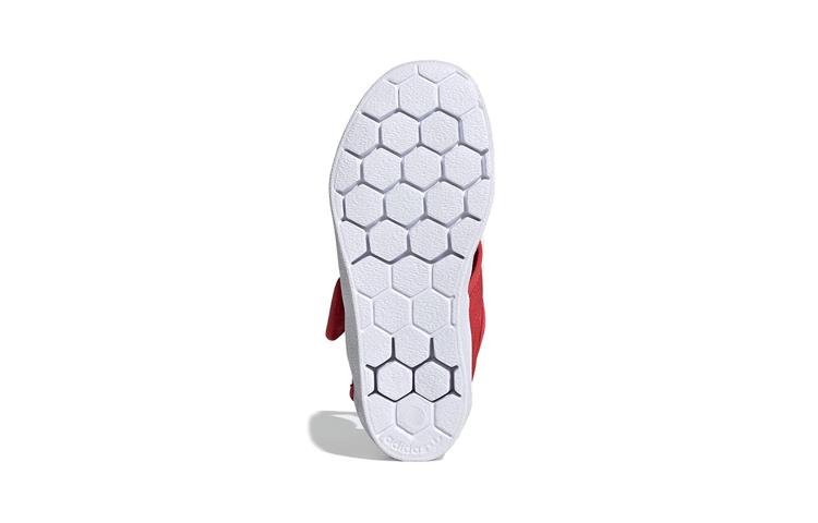 adidas Originals SUPERSTAR Comfortable Low Top Children's Sandals Red White Kids' FV7587