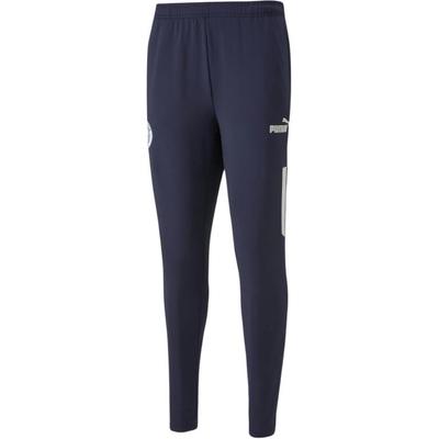 Manchester City Football Letter Print Knitted Sports Pants Men Bottoms Blue 767781-25
