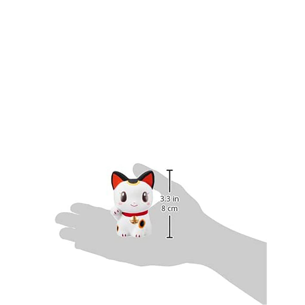 Yakushigama Nishikisai Suzune Money Height 8cm Nishida Atsuko 7697 Maneki-neko (beckoning cat)
