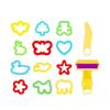 3D Playdough Model Tool Clay Toys Playdough Set Clay Moulds 3D Plasticine Tools  Child
