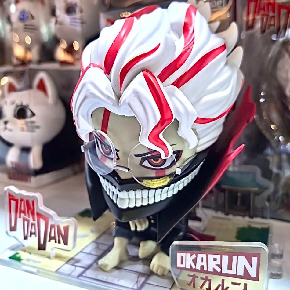 Dan Da Dan Takakura Ken Q 14cm Big Head Henshin Turbo Bachan Anime Cartoon Model Figure Pvc Periphery Doll For Collectors