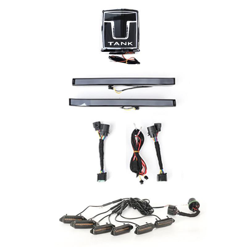 Tank 300 Yellow LED Grille Spotlight and Emblem Ambient Light Kit