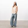 GREEN BELT Women's Solid Thin Strap Tie-Detail Camisole