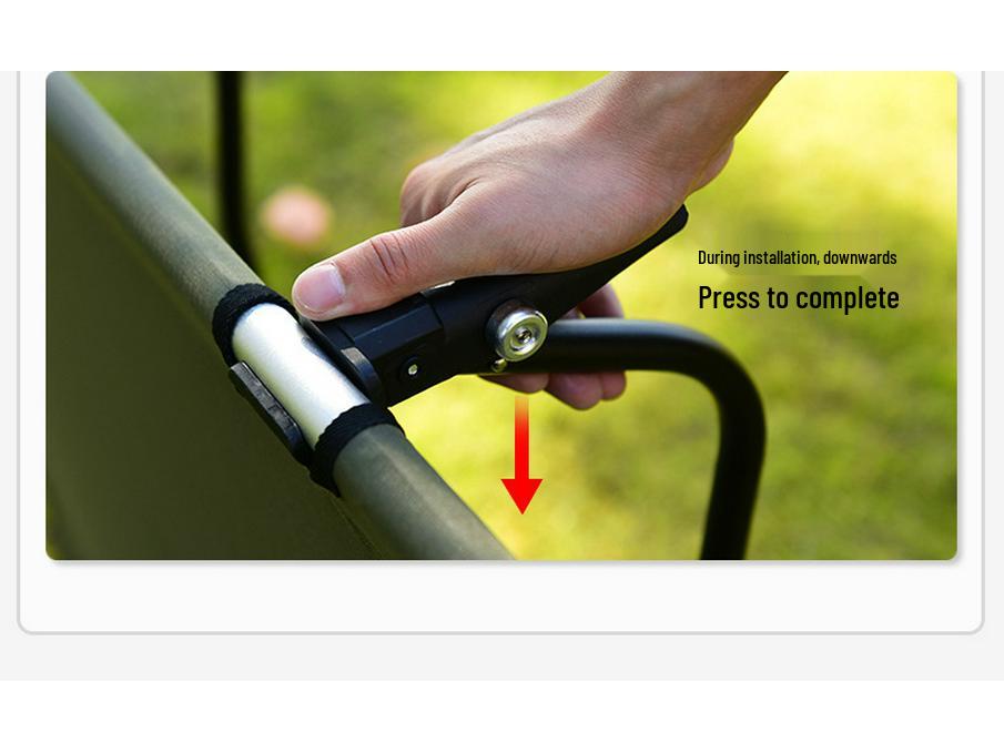 Ultralight Portable Military Cot: Aluminum Alloy Folding Bed for Single Person Camping