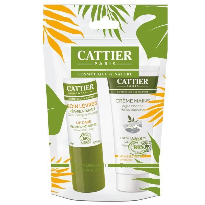 Kit hydratant - CATTIER - Duo Hydratant Mains et Lèvres - 30 ml - Mixte - Tous types de peau