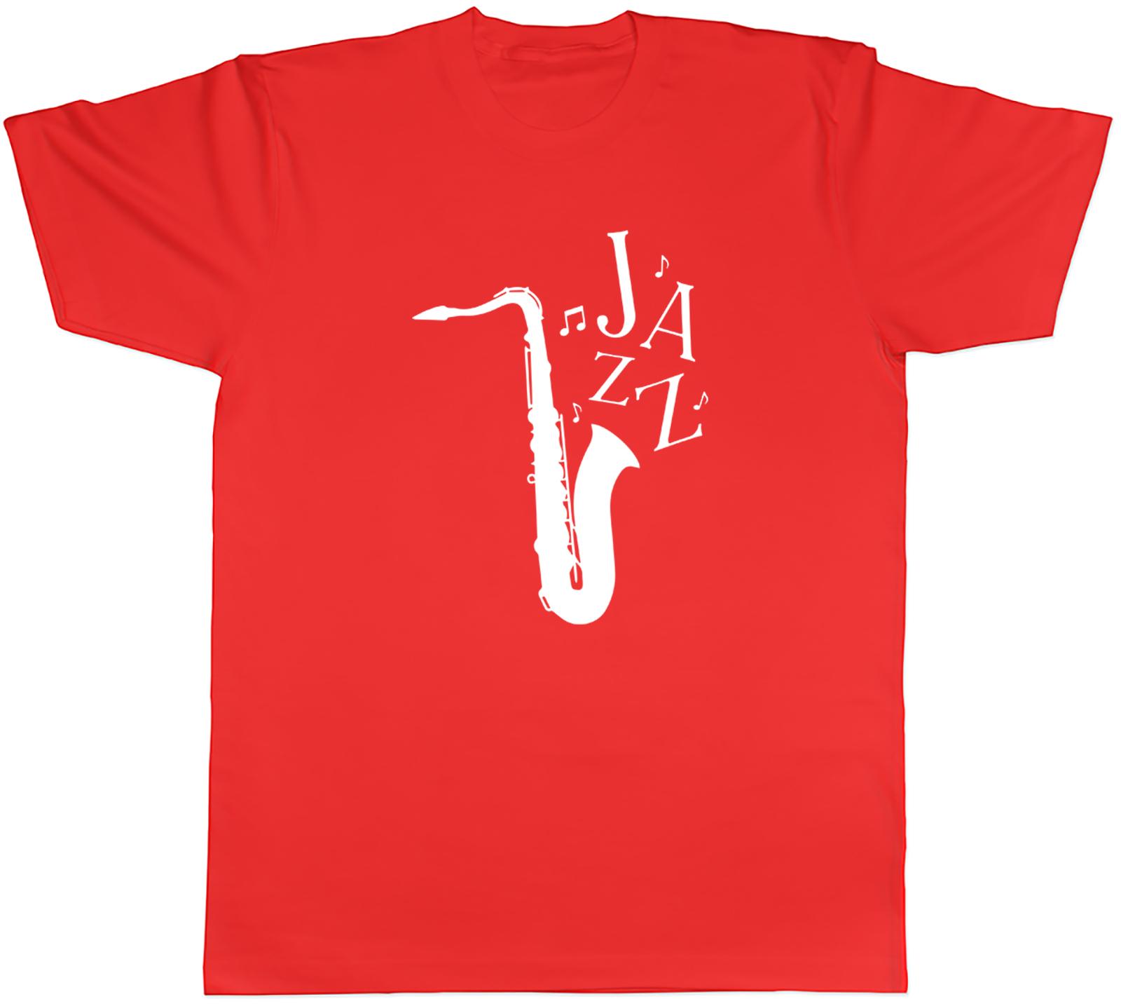 Jazz Coming Out An Saxophone With Music Notes Unisexs Unisex TShirt Tee Gift S