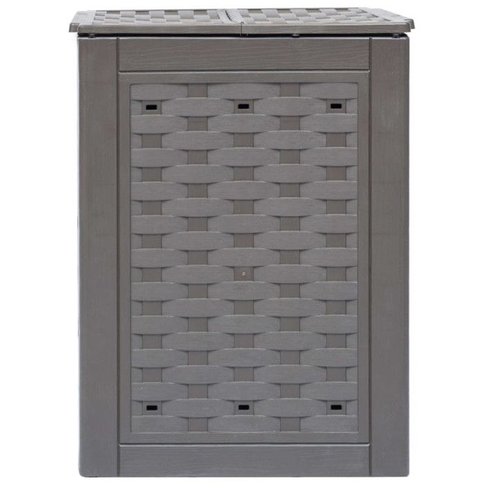 Composteur de jardin - VIDAXL - 60x60x83 cm - Marron - 600 l - A monter soi-même
