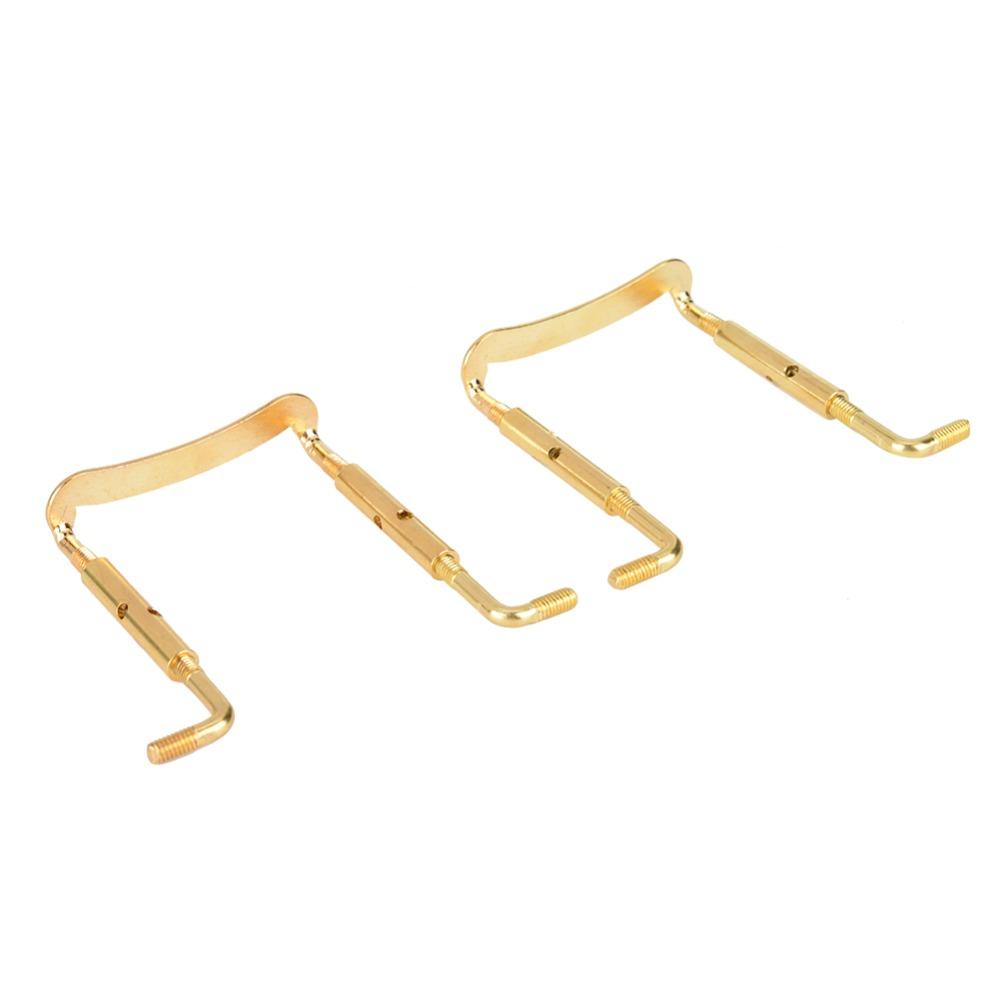 3PCS Gold Color Violin Chin Rest Clamp Metal Violin Replacement Parts  Violin Replacement
