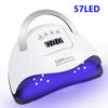 SUN X9 Max UV LED Nail Lamp, Fast Drying Gel Nail Polish Dryer, 57LEDs, Home Use, Nail Lamp with Auto Sensor for Manicure Salon