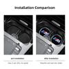 2Pcs Car Water Cup Mat Auto Storage Pad Accessories For BMW Performance F30 F40 F10 E92 E91 M E90 F20 E46 E60 E70 E39 E36 E87 X7 BN7