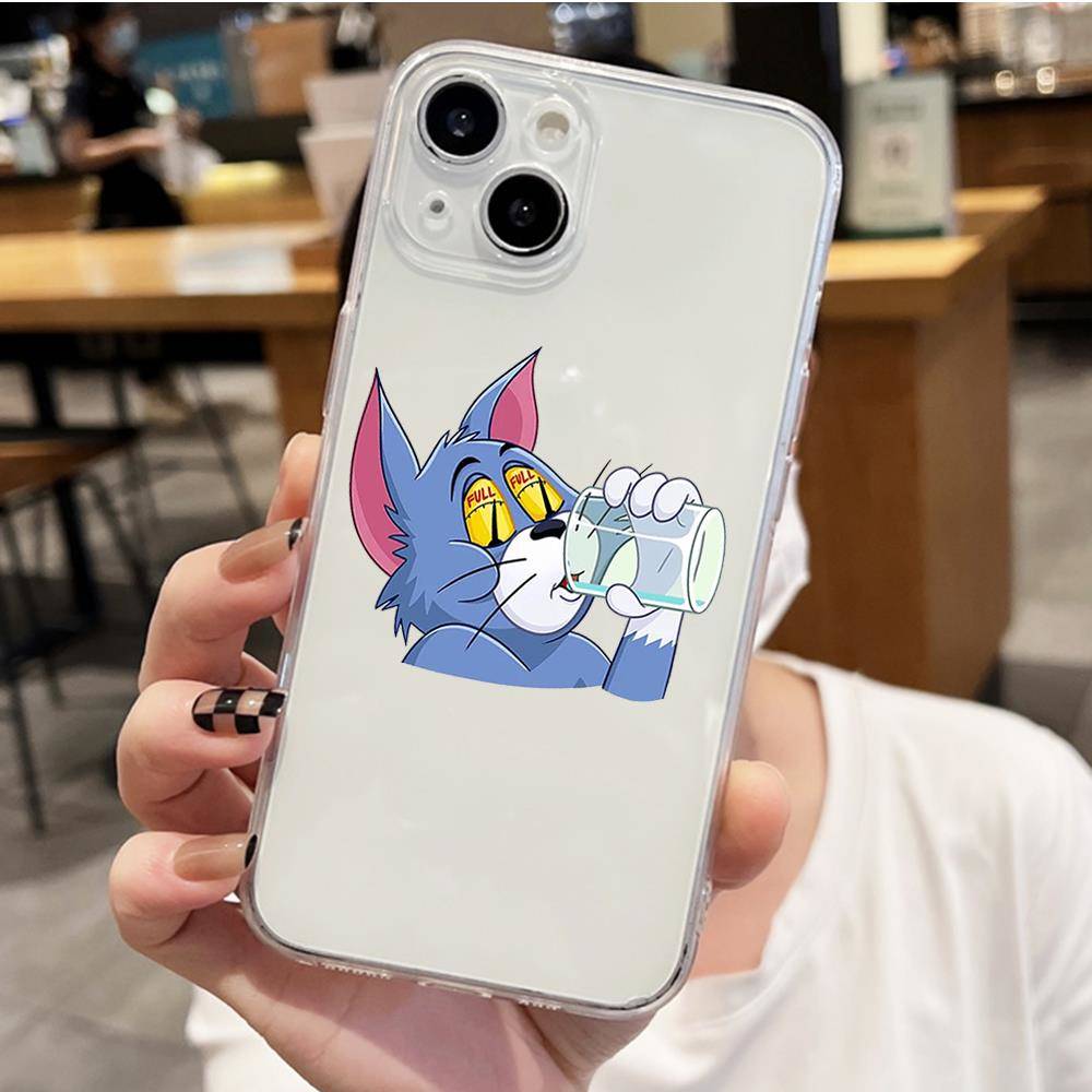 S-6 Tom mouse  Case for iPhone 11 12 13 14 15 16 Pro Max Redmi A3 9A 9C 10A 10C 13C Note 9 11 Samsung S24 S21 S20 Ultra Plus A04S A05S