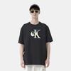 Calvin Klein Logo Casual Comfortable Crew Neck Short Sleeve T-Shirt Men Tops Black 40BC850-001