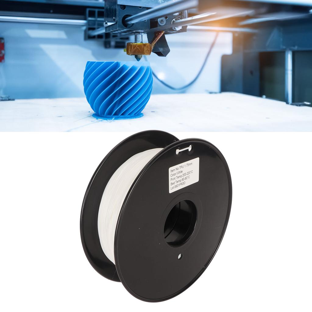 Filament TPU 1,75 mm 95A Elastyczny Wysokiej Prędkości 8 kg 1,8 funta Zatykanie Filament do Drukarki 3D dla Większości Drukarek
