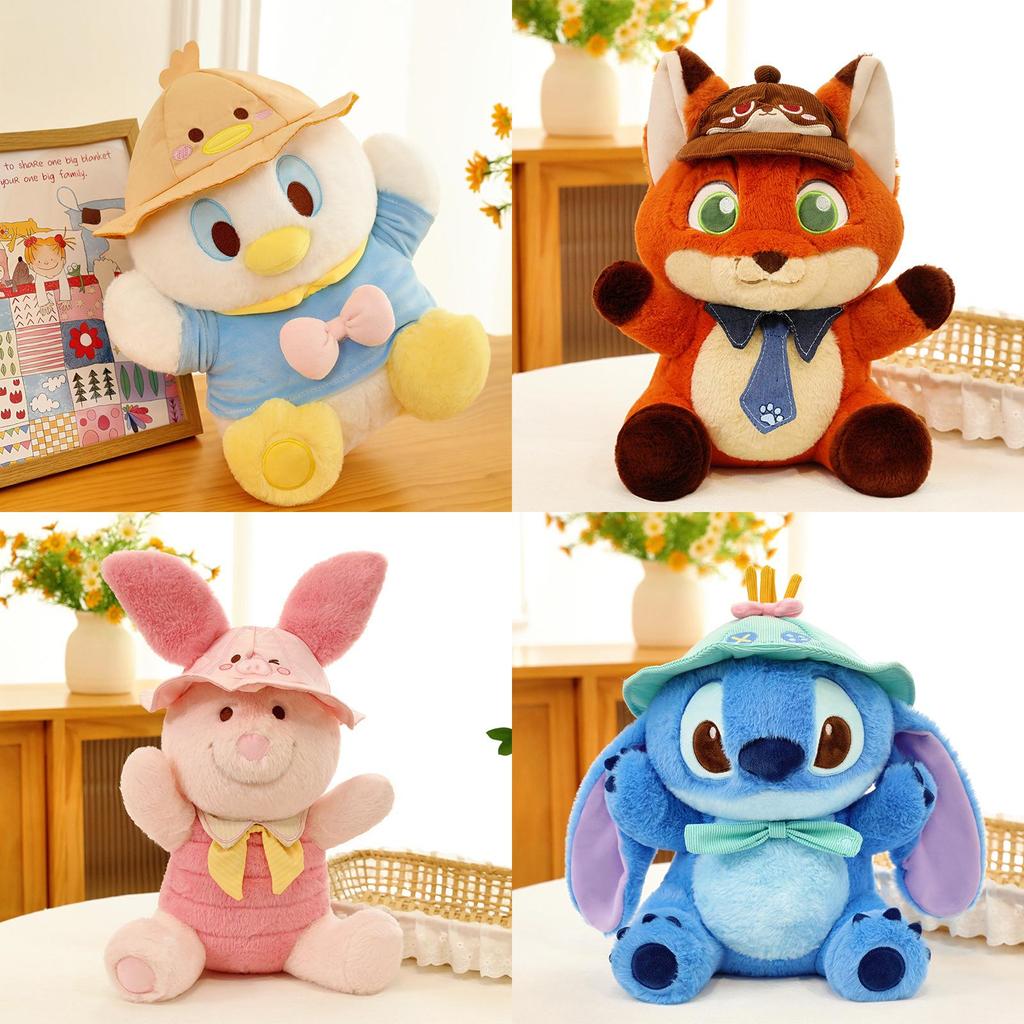 Piglet Donald Duck Stitch Nick Wilde Plush Toy With Pp Cotton Filling For Collectors And Kids