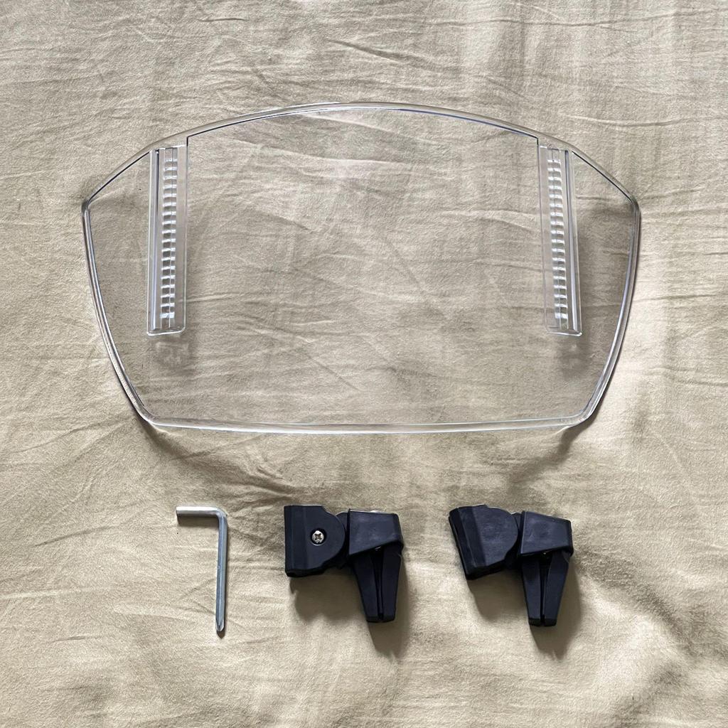 Universal Winter Motorcycle Windshield with Adjustable Spoiler for Yamaha