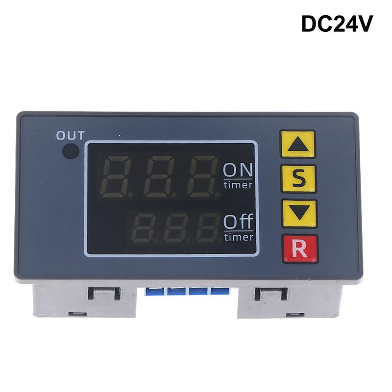 T3231 Releu de Temporizare Ciclică DC12V 24V AC110-220V Afișaj Dublu Roșu și Albastru Modul Releu de Temporizare Comutator Releu de Temporizare pentru Automobil
