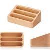 1pcs Wooden Business Card Box Creative Desktop Large Capacity Display and Storage Front Desk Business Card Holder