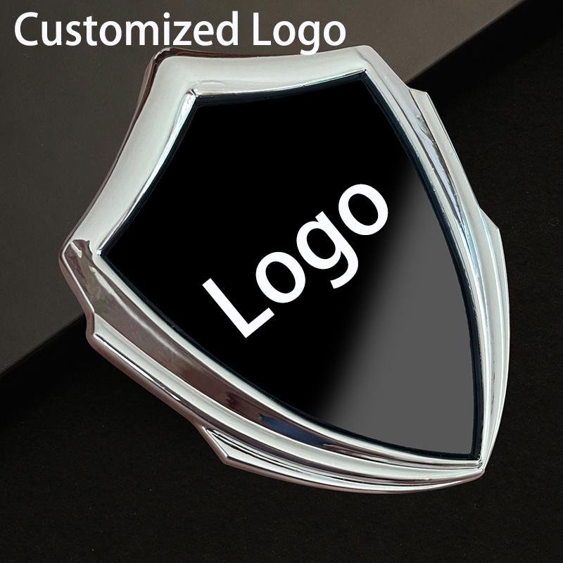 Car Decoration Stickers Stainless Steel Stickers Car logo replacement sticker trunk decoration sticker Customized LOGO mhsv0