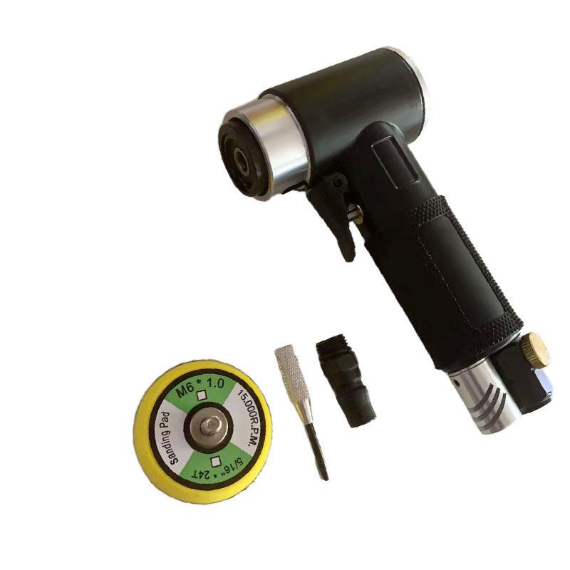 2" Pneumatic Sander & Polisher, 90-Degree Angle for Cars/Furniture - High-Efficiency, Powerful for Waxing & Dry Sanding.