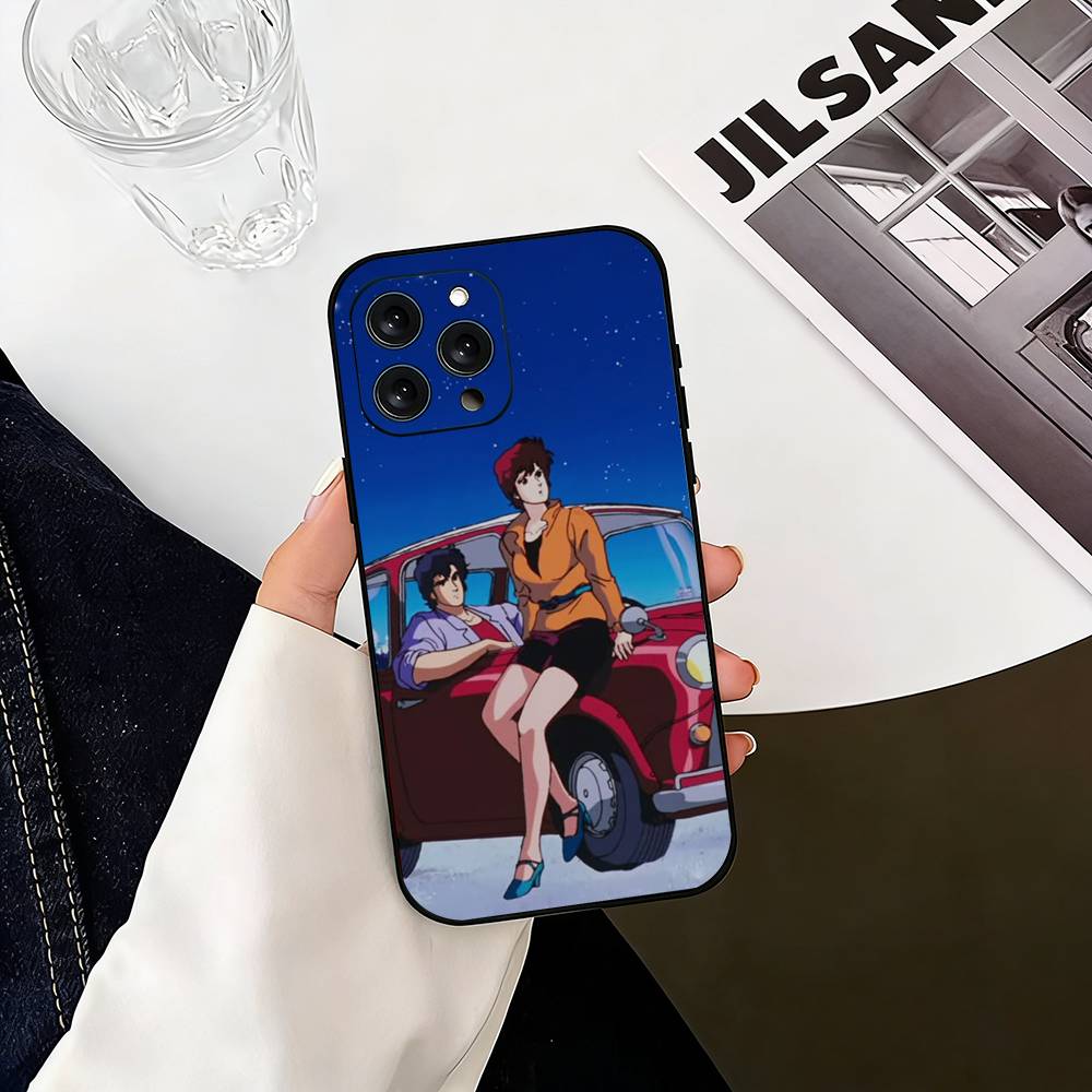 R-Retro City Hunter Comic  Phone Case Silicone Soft For IPhone 17 16 15 14 13 12 11 X XR Plus Pro Max Plus