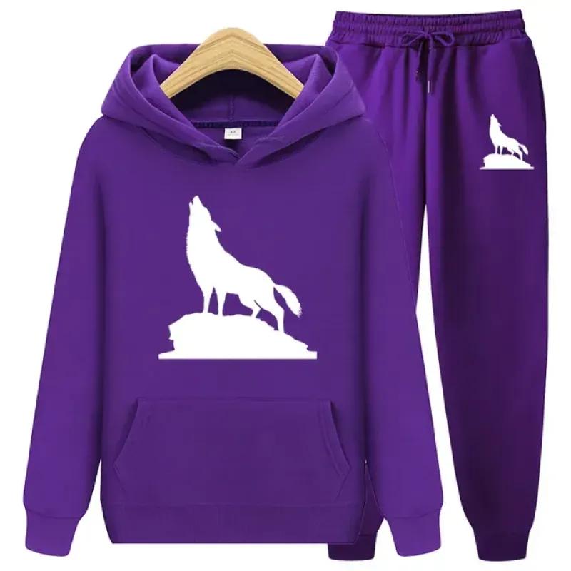 

2023 осенне-зимний костюм с капюшоном, мужские брюки, спортивные комплекты для бега и отдыха, мужской комплект из двух предметов с принтом, мужской модный спортивный костюм для бега XL