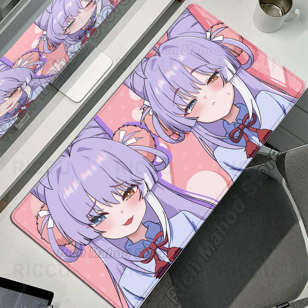 Xxl Anime Mousepad Cute Girl Tenko Shibuki E-Sports Keyboard Desk Mat Non-Slip Rubber Mouse Mat Extended Pad Office Accessories