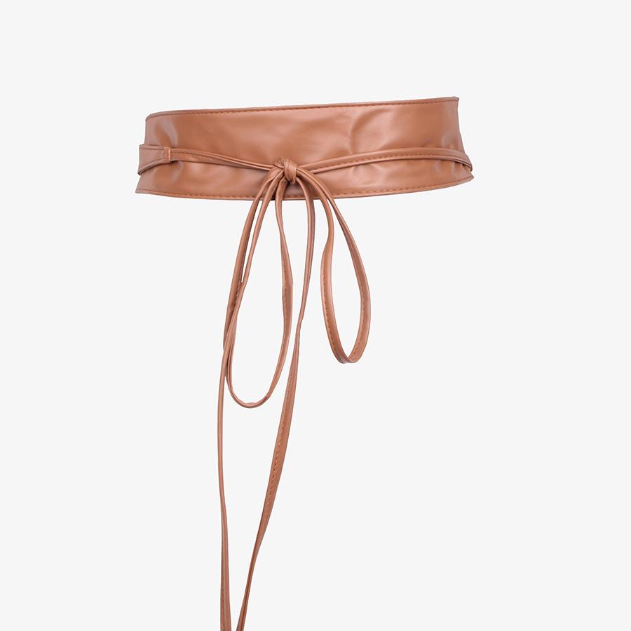 Women's New Soft Lace-up Waistband Streamers Versatile Women's Belt Streamers