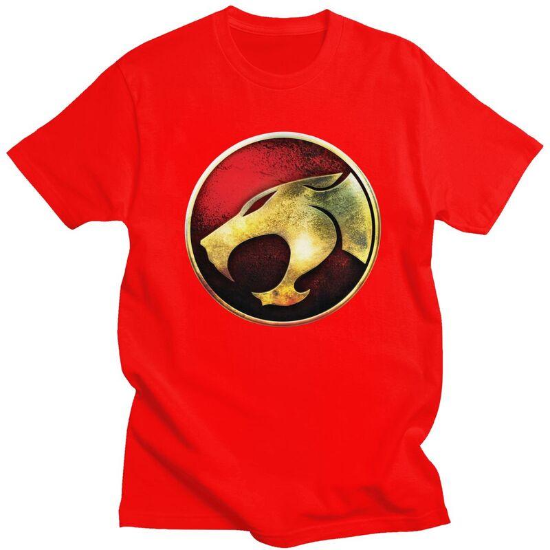 

Custom Thundercats Tshirt for Men Short Sleeve Casual T Shirt Cool HiMan Cheetara Tshirt Pure Cotton Tees Gift Idea S