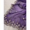 Latest New Wedding Wear Saree Heavy Embroidery Real Wal & Moti With Sequence Work*
