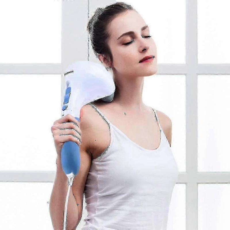 Electric Back Massager , Handheld Massagers Double Head Deep Tissue Percussion Massages For Full Body Massage For Neck, Shoulder, Head, Foot, Leg, Val