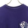 Santa Fe 90s Made In Japan Old Long Sleeve Trainer 4 Purple Navy Sweat Men's Used