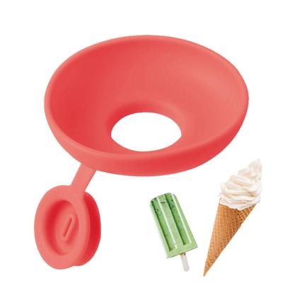 Silicone Ice Cream Holder Stand Set Summer PopsicleHolder Leak-Proof Cone Support Free Proof PopsicleHolder