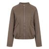 Shop   Women S midSeaSon Mock Neck Raglan lS Zip Bomber Black Naru Wjp260053