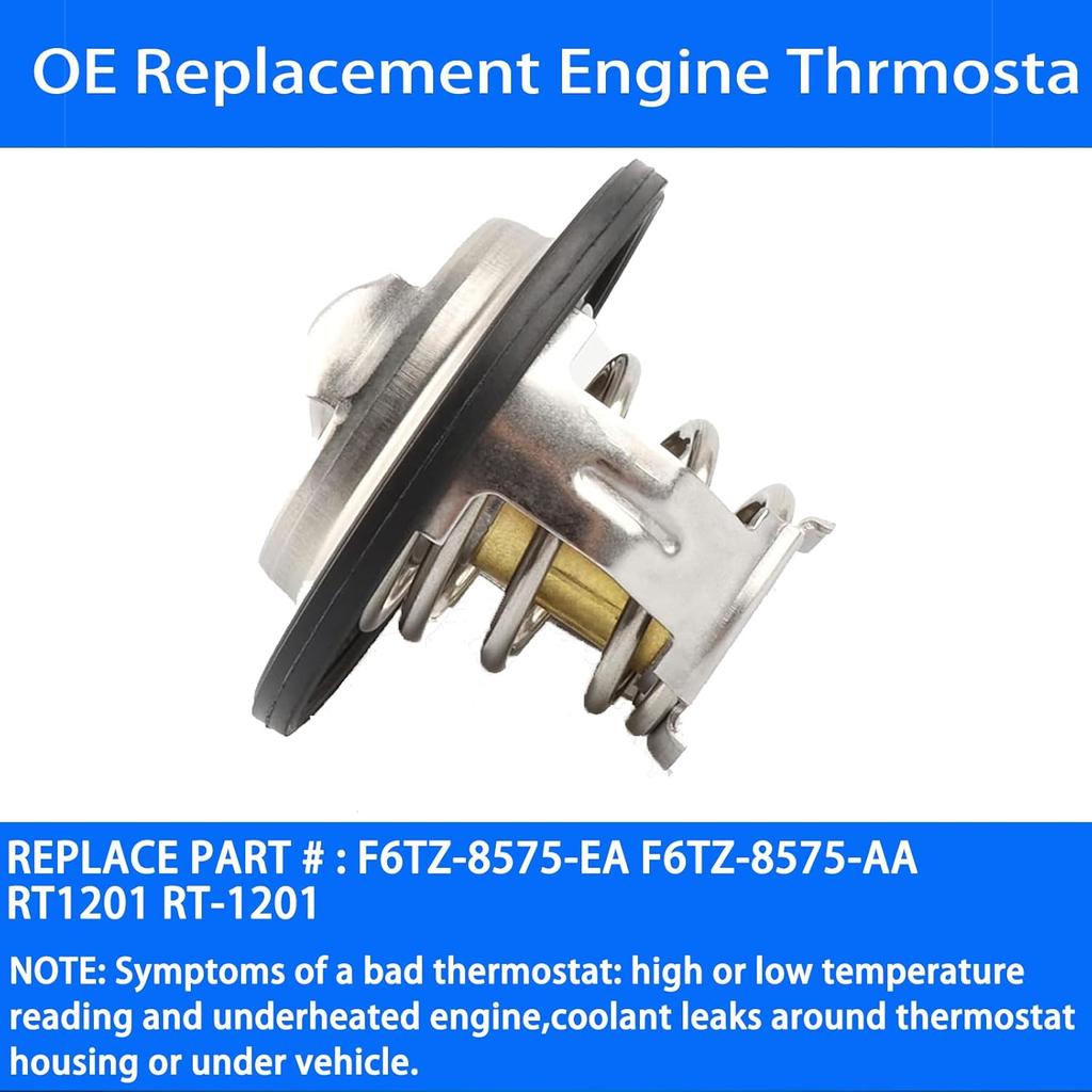 Engine Coolant Thermostat Compatible With Chevy 2005-2010 Cobalt,2010-2017 Equinox,2006-2011 HHR,2004-2014 Malibu,Replacement For Pontiac 2005-2006