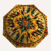 Bohemian Mandala Runder Teppich, Lebendiger Teppich mit ethnischem Muster für Wohnzimmer-Dekoration Regenschirm, Niedlicher Regenschirm mit süßem Design, Tragbarer 3-fach Kompakter Regenschirm