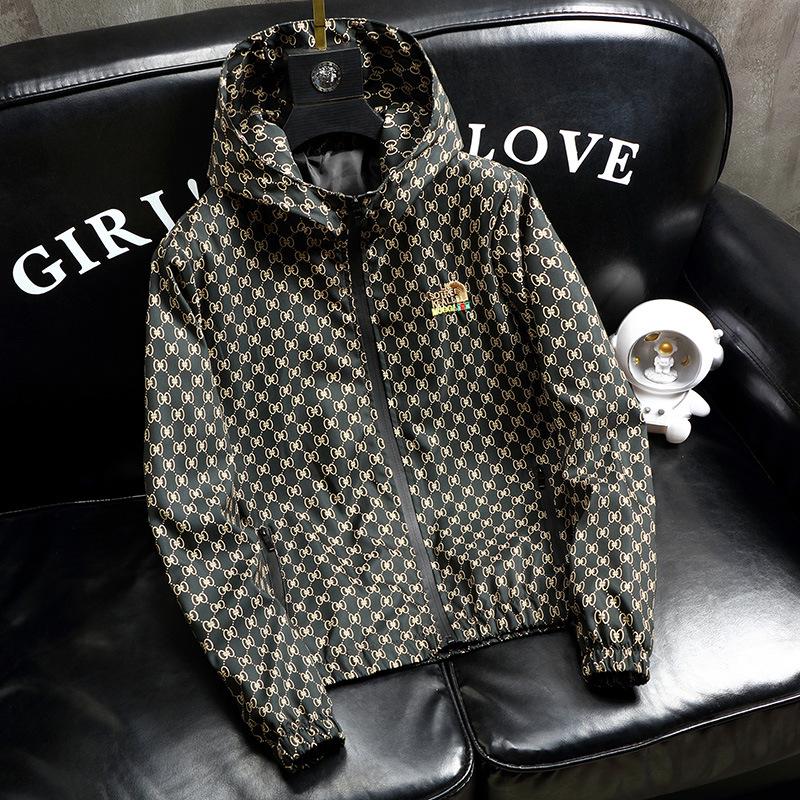 Мужская модная худи с вышивкой - Европейский весенне-осенний стритвир M