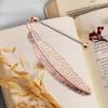 Metal Feather Bookmark, DIY Beadable Hook Book Marker for Kids, Adults