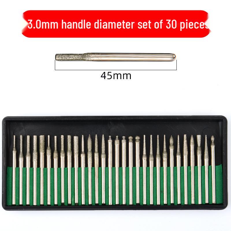 Diamond Grinding Head Set - 50PC Electric Grinding Accessories