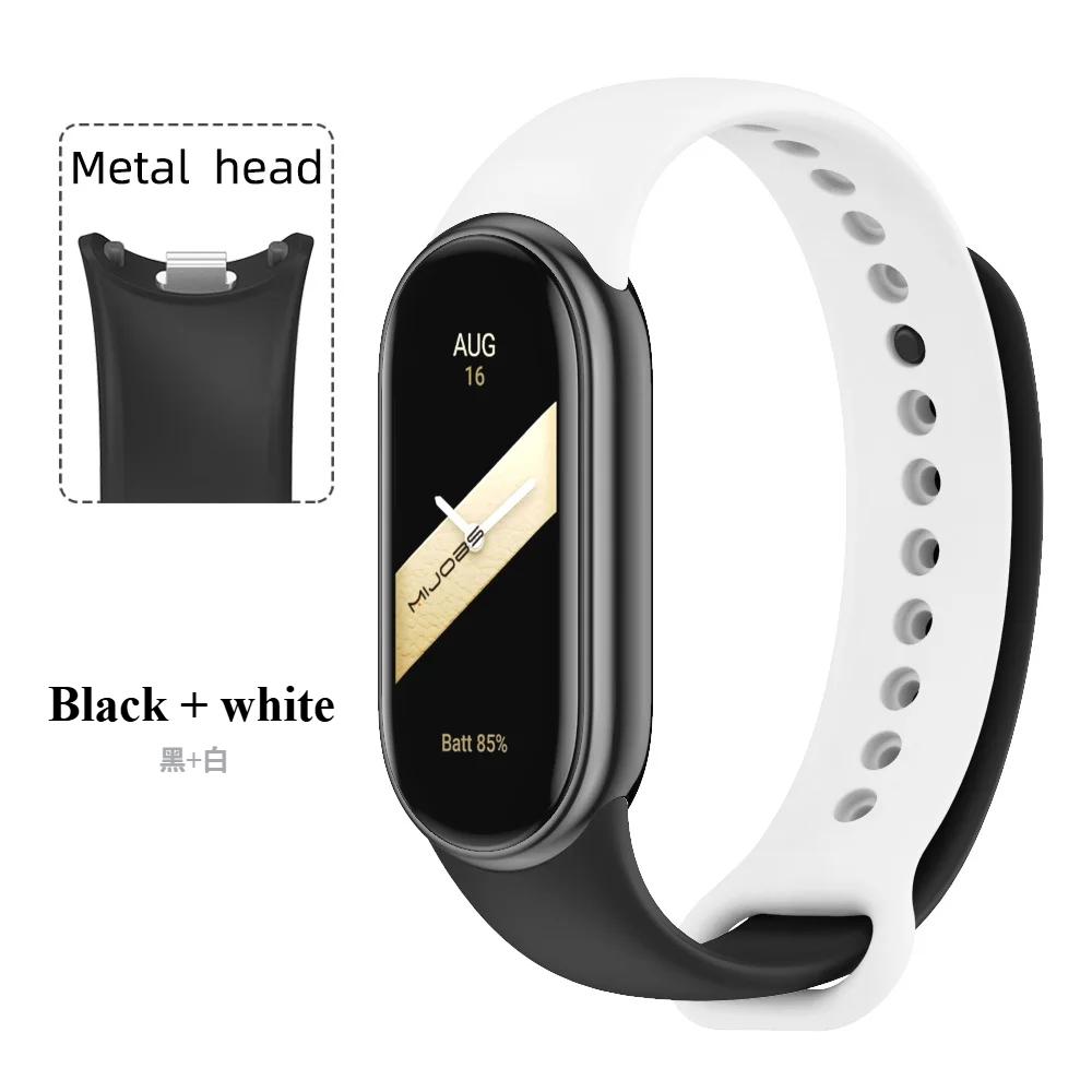 Sport Silicone Strap for Xiaomi Mi Band 9 NFC Replacement Bracelet Belt for Xiaomi Mi Band 8/9/10 Wriststrap Smart Watch Accessories