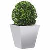 VidaXL Jardinière 30x30x30 cm acier galvanisé, jardinière d'extérieur, boîte à fleurs, boîte de jardin, jardinière de patio, 851048