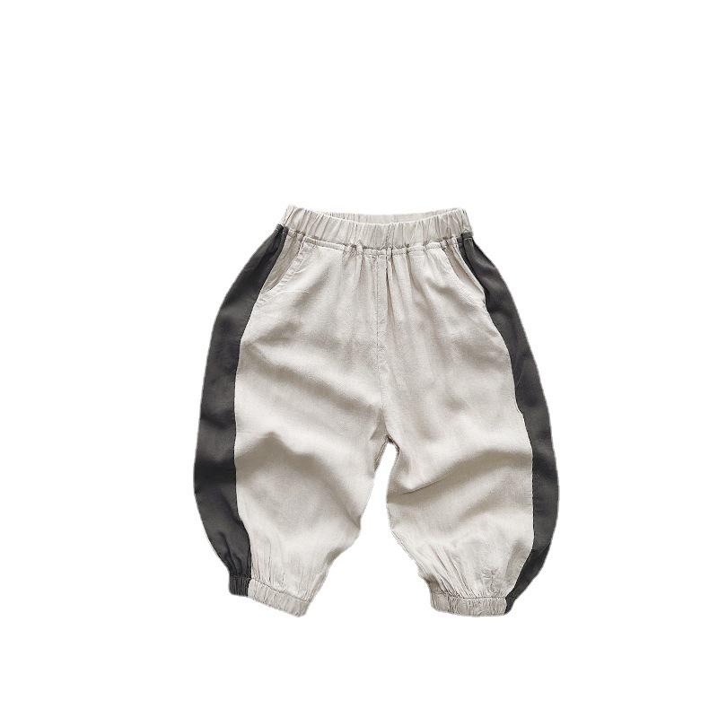 Cool Linen-Cotton Mosquito-Proof Pants for Kids - Lightweight Korean Trend Casual Summer Pants for Boys and Girls