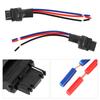 2Pcs 3157 Male Socket Connector Car Bulb Holder Adapter Wire for Turn Signal Light