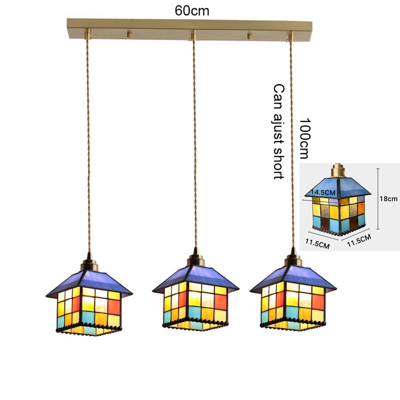 Vintage Edison Switch Pendant Light Crystal Glass Shade Loft Bar Hanging Ceiling Lamp For Kitchen Dining Room Bedroom Chandelier