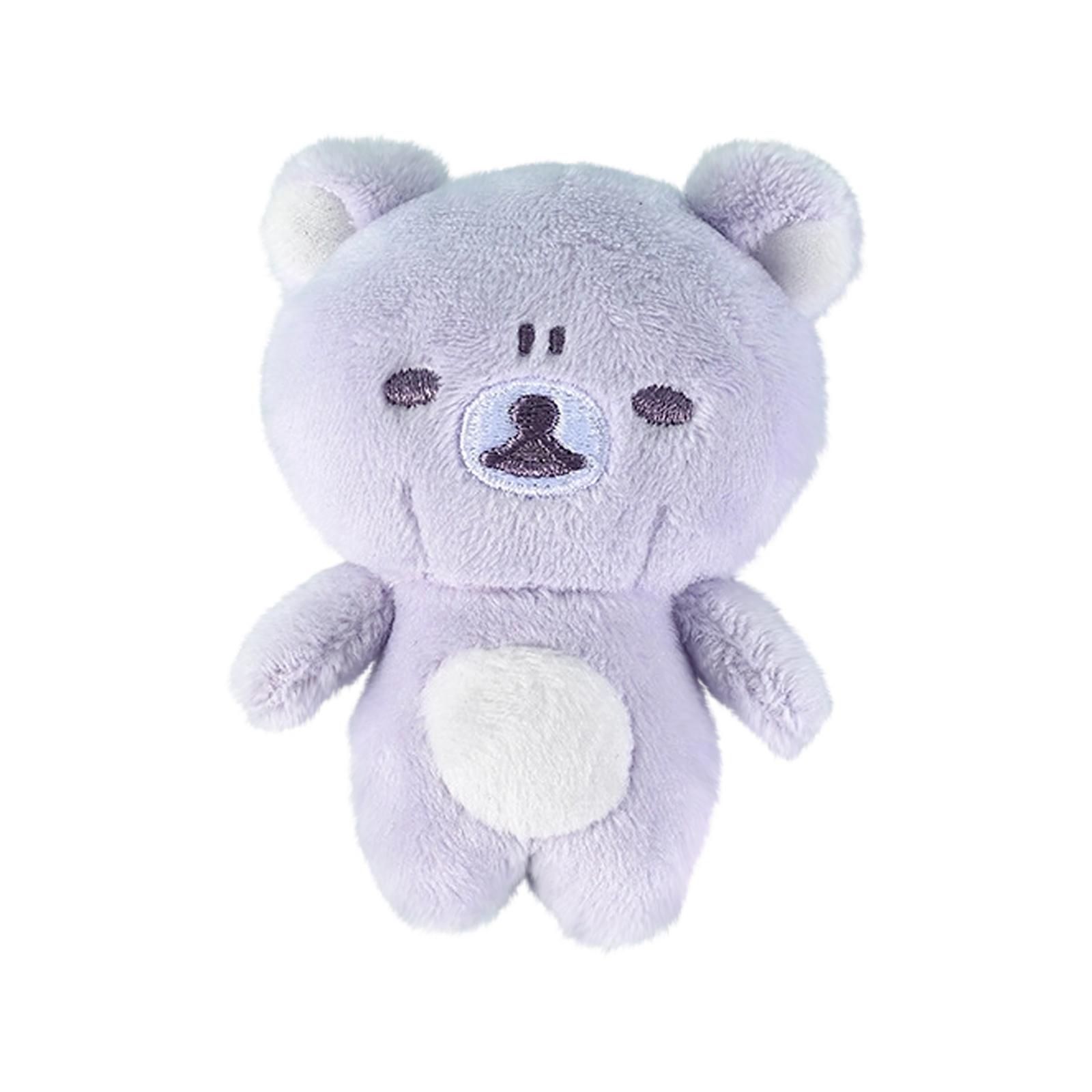 

Children s Cartoon Plush Toy Pendant, Bag Decoration(with Label) One Size фиолетовый