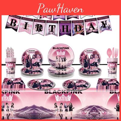 Blackpink Themed Birthday Party Decorations Cute And Stylish Party Supplies