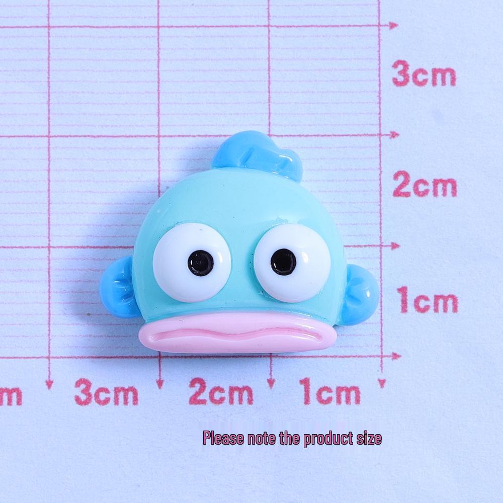 Handmade Cartoon Big Mouth Fish Shoe Charms for Crocs
