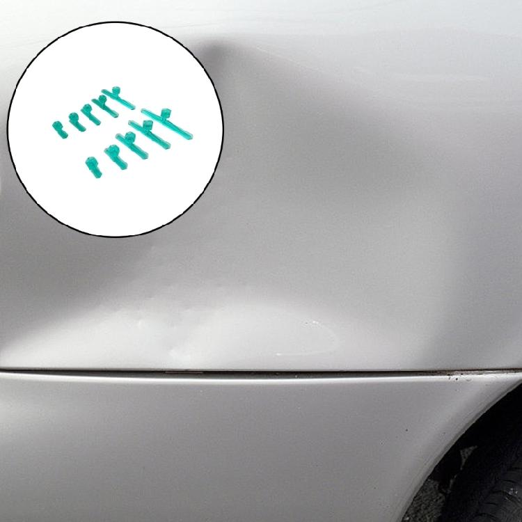 DIY Car Body Restoration Dent Repair Kit With Clear Plastic Pulling Tabs Multiple Depth Adaptability Home & Workshop Use