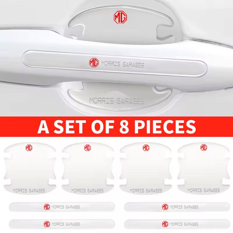8pcs Car Door Handle Transparent Protection Exterior Door Bowl Sticker For MG HS 2022 ZST ZS MG3 MG5 MG6 MG7 GT GS Hector ZX EZS bfl2