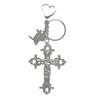 Jesus Cross Keychains Christian Religious Beliefs Key-Chains Fashion Jewelry Accessories Gift Y2K Bag Charm Car Keyring