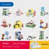 Fang Cheng Educational Building Blocks: Spring Festival Orange Tree & Treasure Pot Ornament Toy for Kids